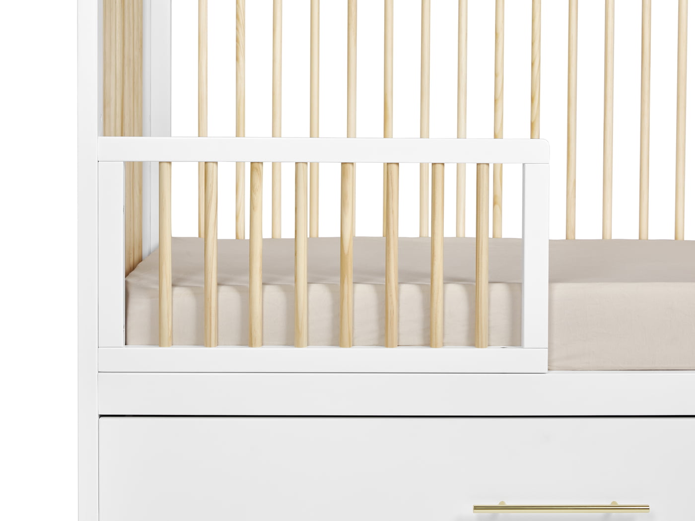 HushCrib 3-in-1 Convertible Crib With Trundle