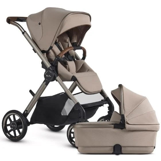 Silver Cross Reef 2 Stroller + Folding Bassinet