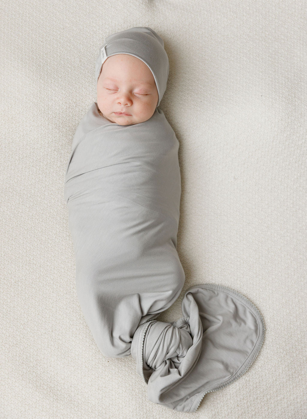 Ely's & Co. Modal Swaddle Blanket and Beanie Hat Gift Set