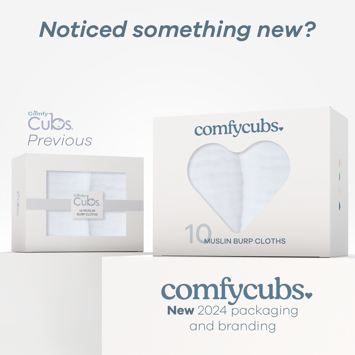 Comfy Cubs Muslin Cotton Burp Cloths