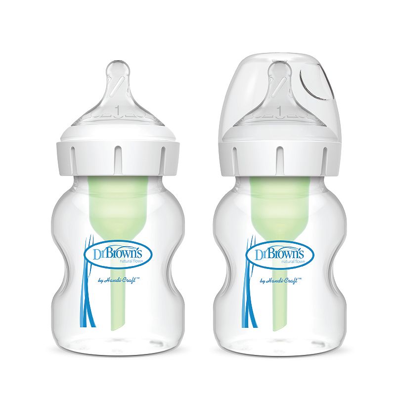 Dr. Brown's Natural Flow Anti-Colic Options+ Wide-Neck Baby Bottle