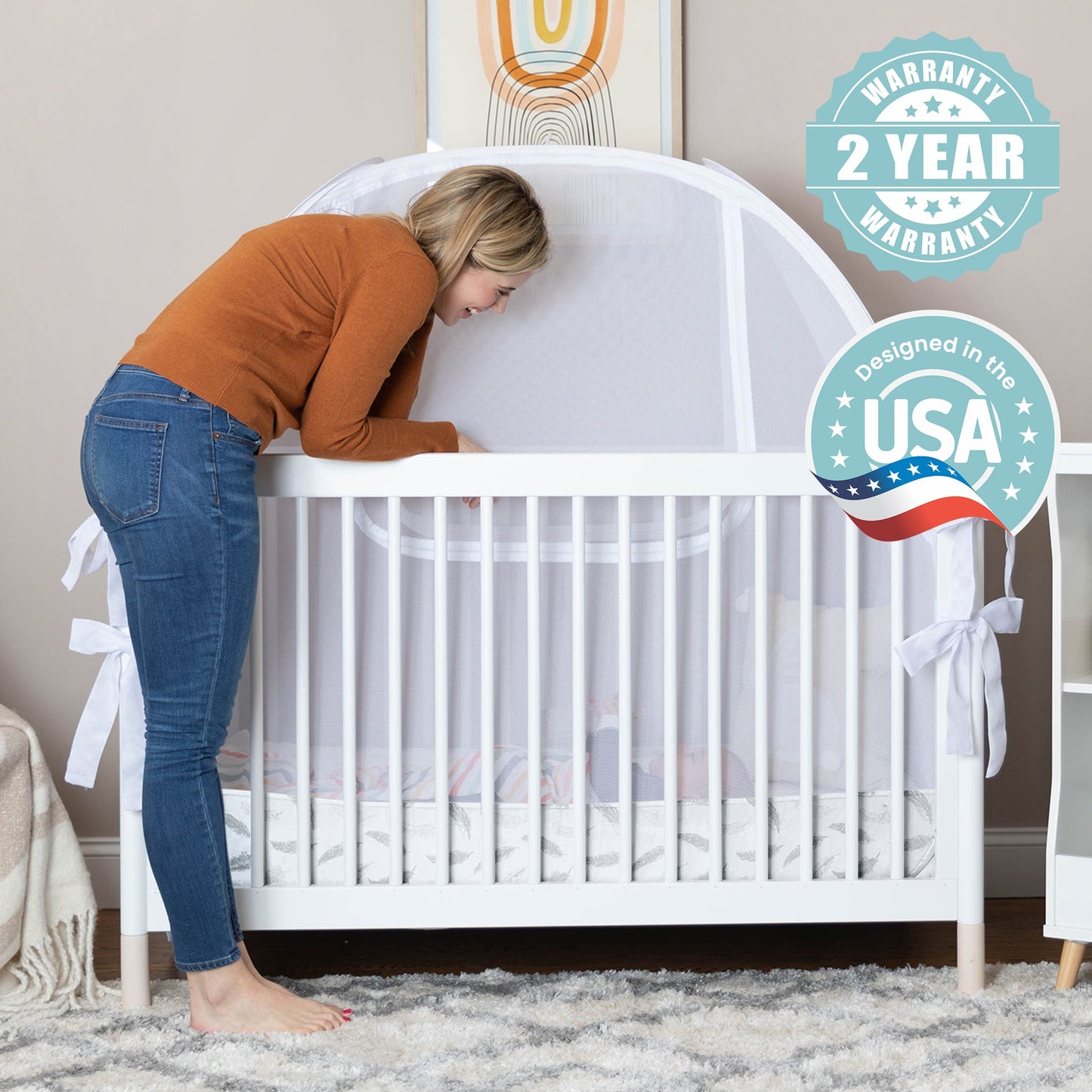 Pro Baby Safety Premium Mesh Crib Tent