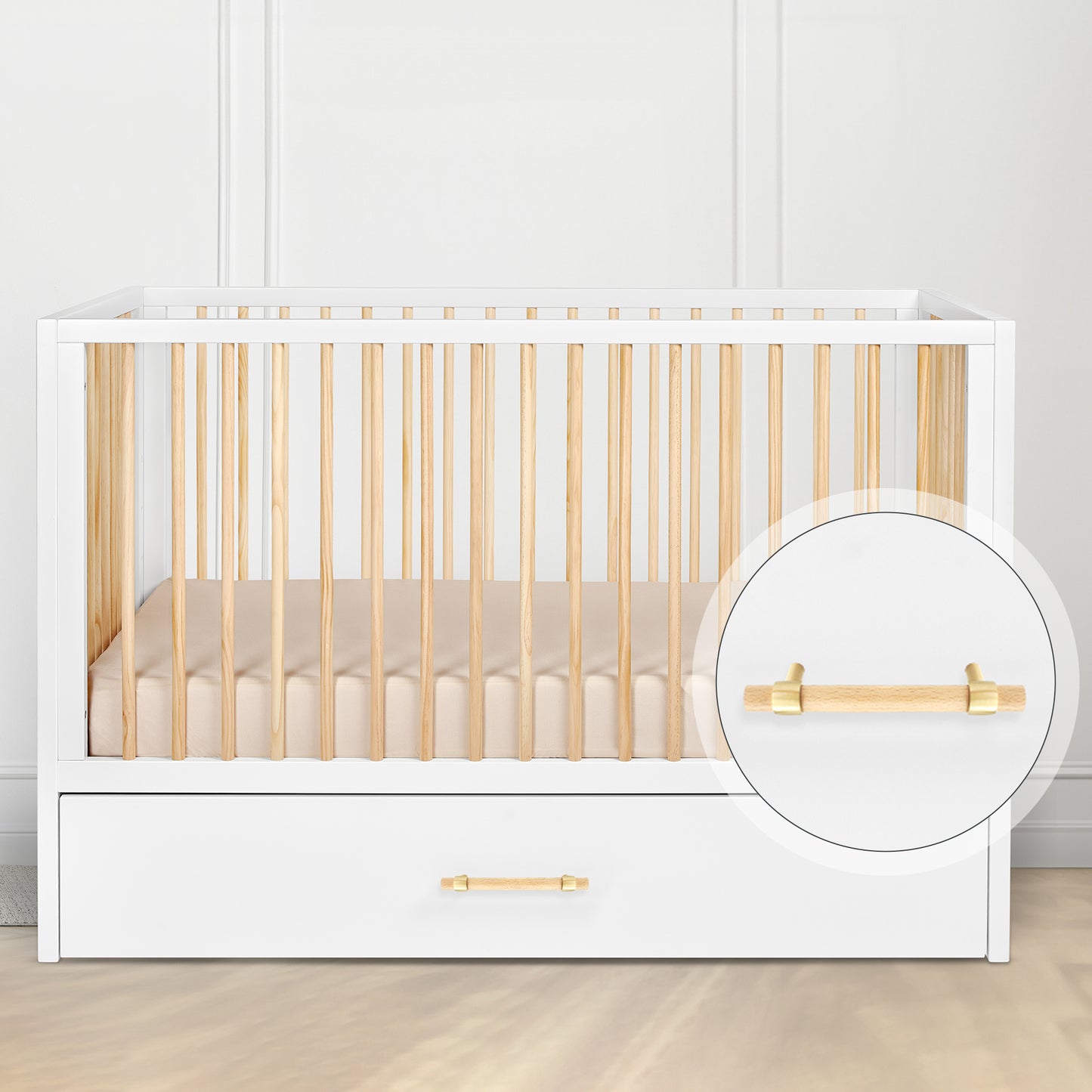 HushCrib Trundle Handle