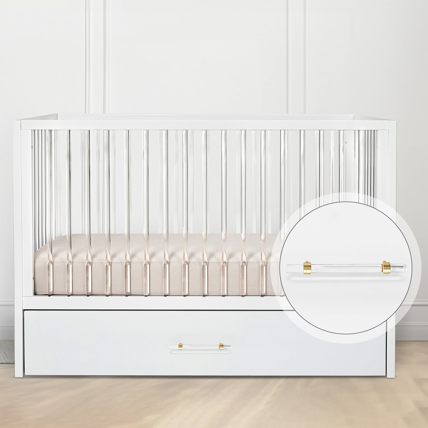 HushCrib Trundle Handle