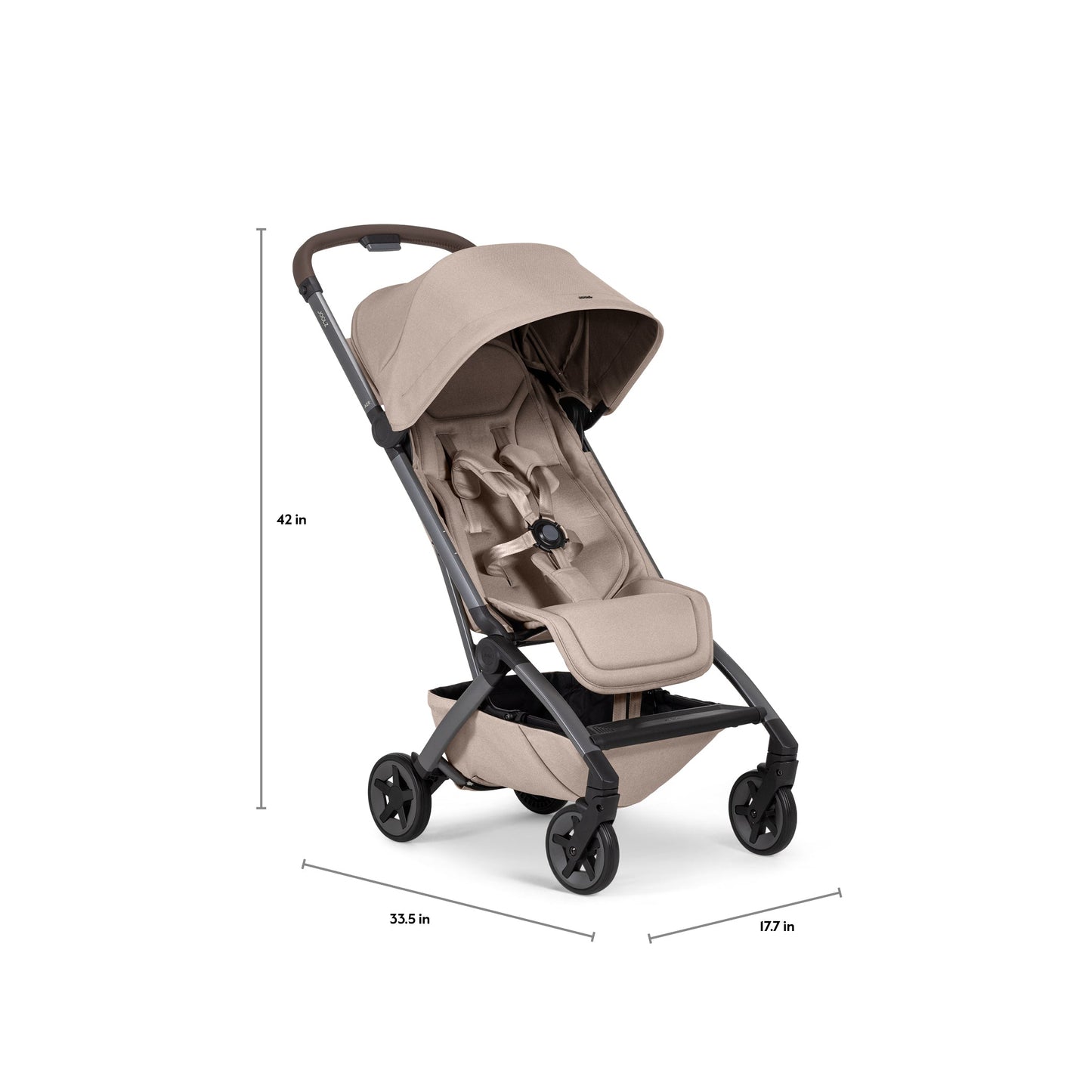 Joolz Aer2 Lightweight Compact Travel Stroller + Foldable Carrycot