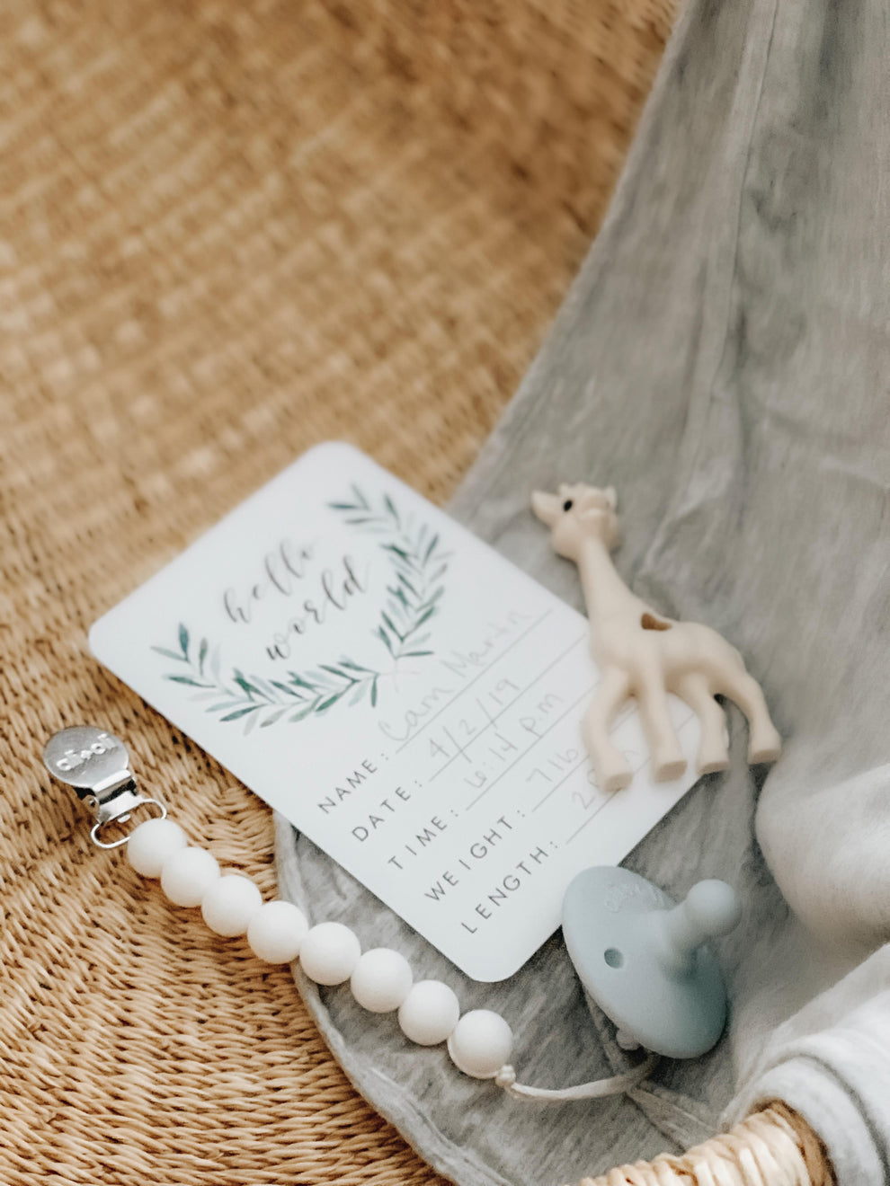 Ali+Oli Silicone Pacifier Clip