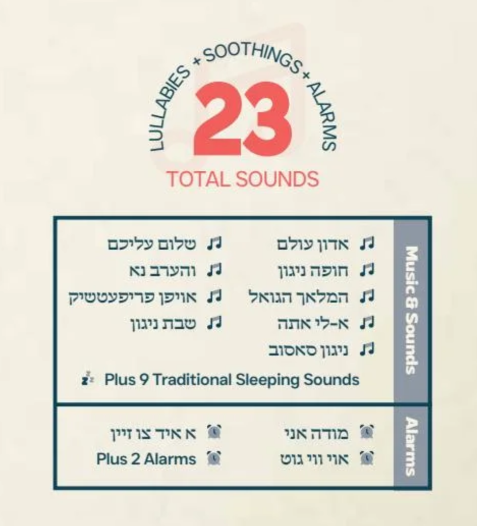 YidLid Alarm Clock Sound Machine