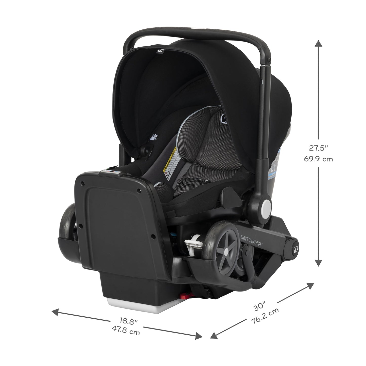 Evenflo Shyft DualRide Infant Car Seat and Stroller Combo