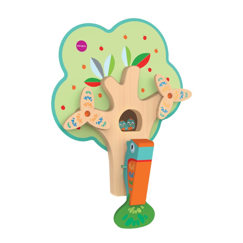 Oribel VertiPlay Wooden Wall Toys