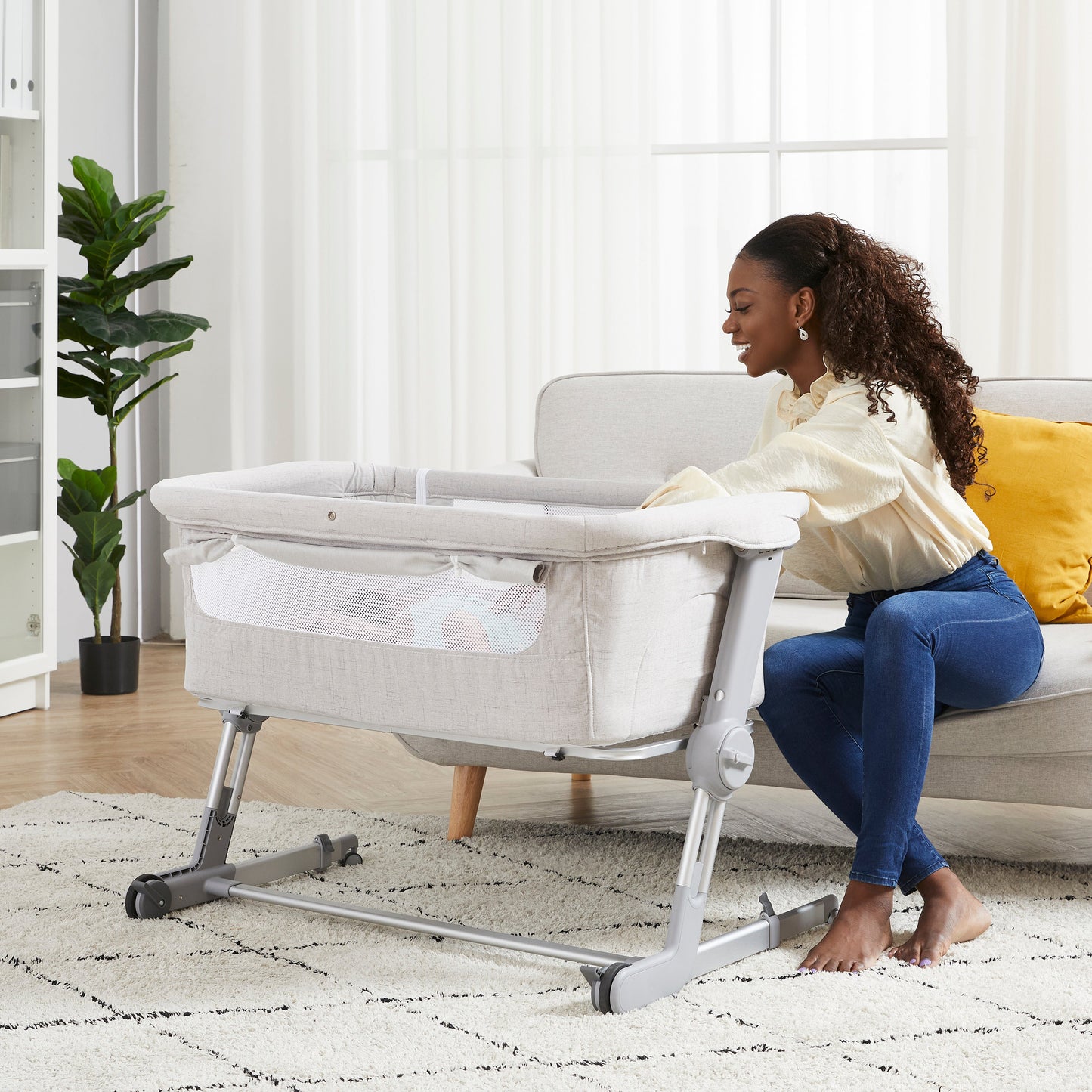 Unilove Hug Me Plus 3-in-1 Bedside Sleeper