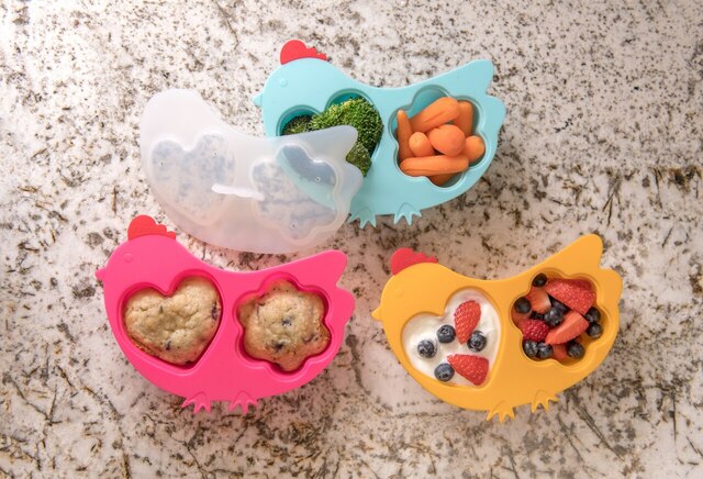 Innobaby Din Din SMART Silicone Steamer With Lid - Chicken