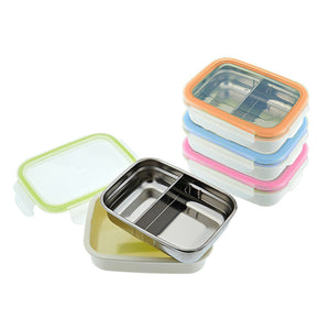 Innobaby Keepin' SMART Storage Stainless Steel Divided Bento Snack Box With Lid
