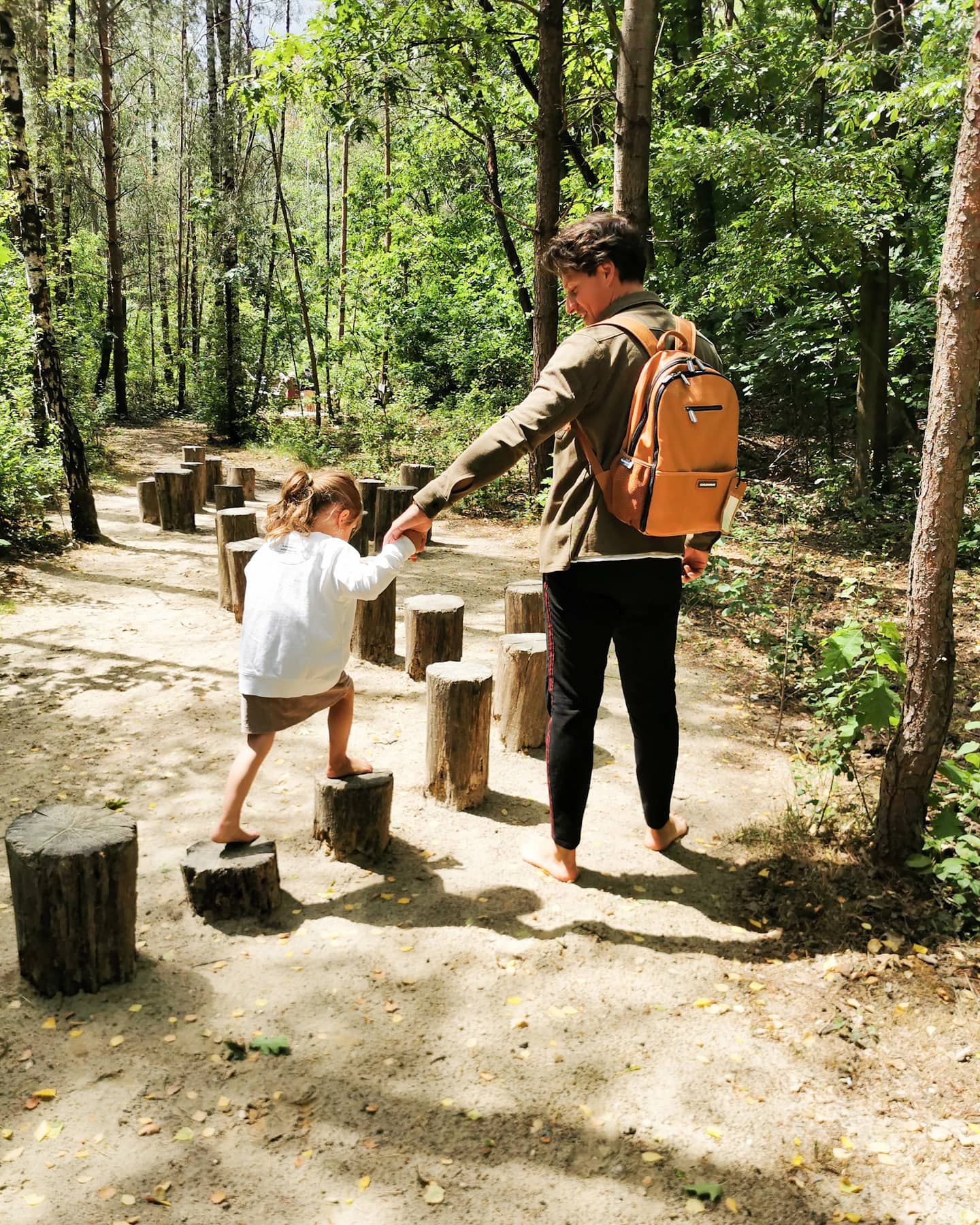 Childhome Care Backpack Leather-look Brown