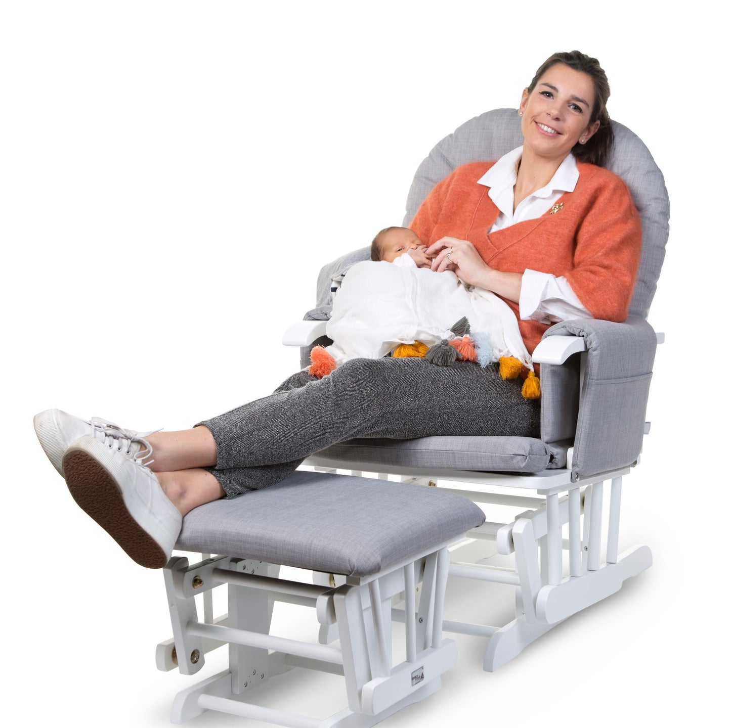 Childhome Pack of 4 Tetra Cotton Cloths With Tassel