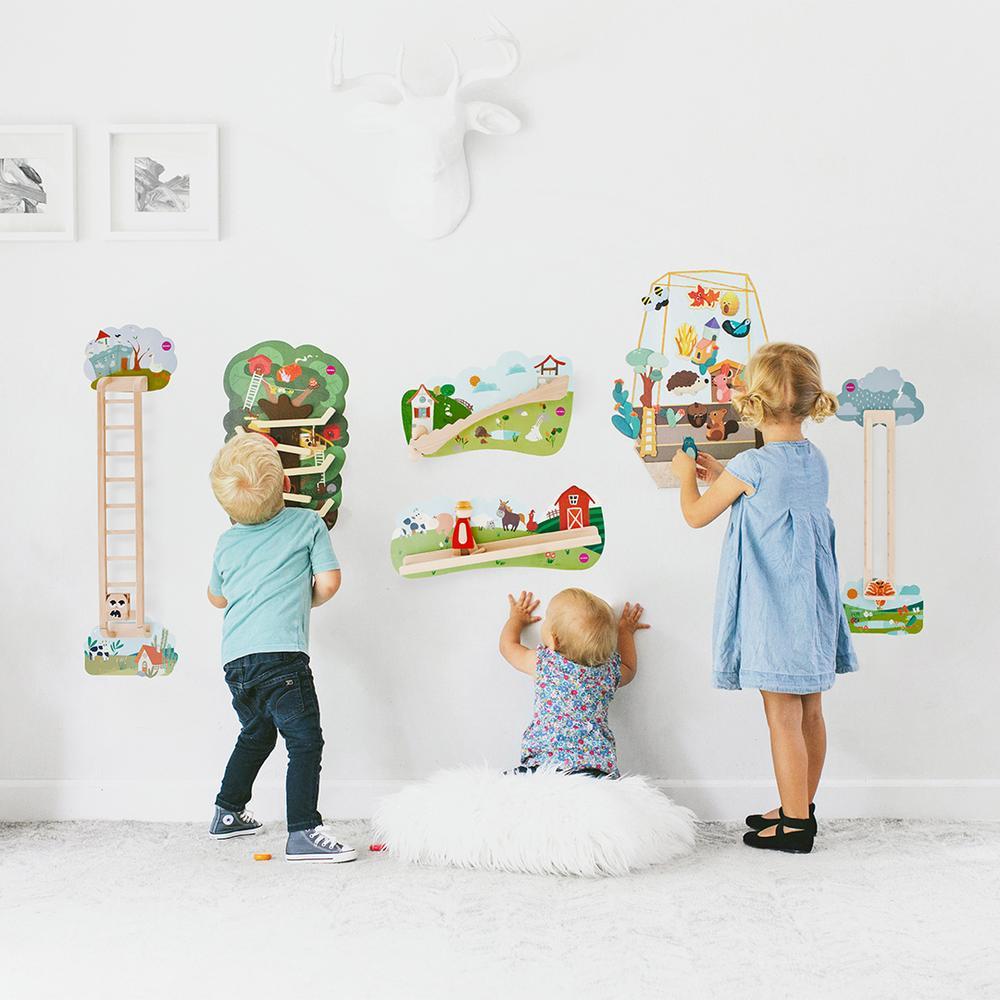 Oribel VertiPlay Wooden Wall Toys