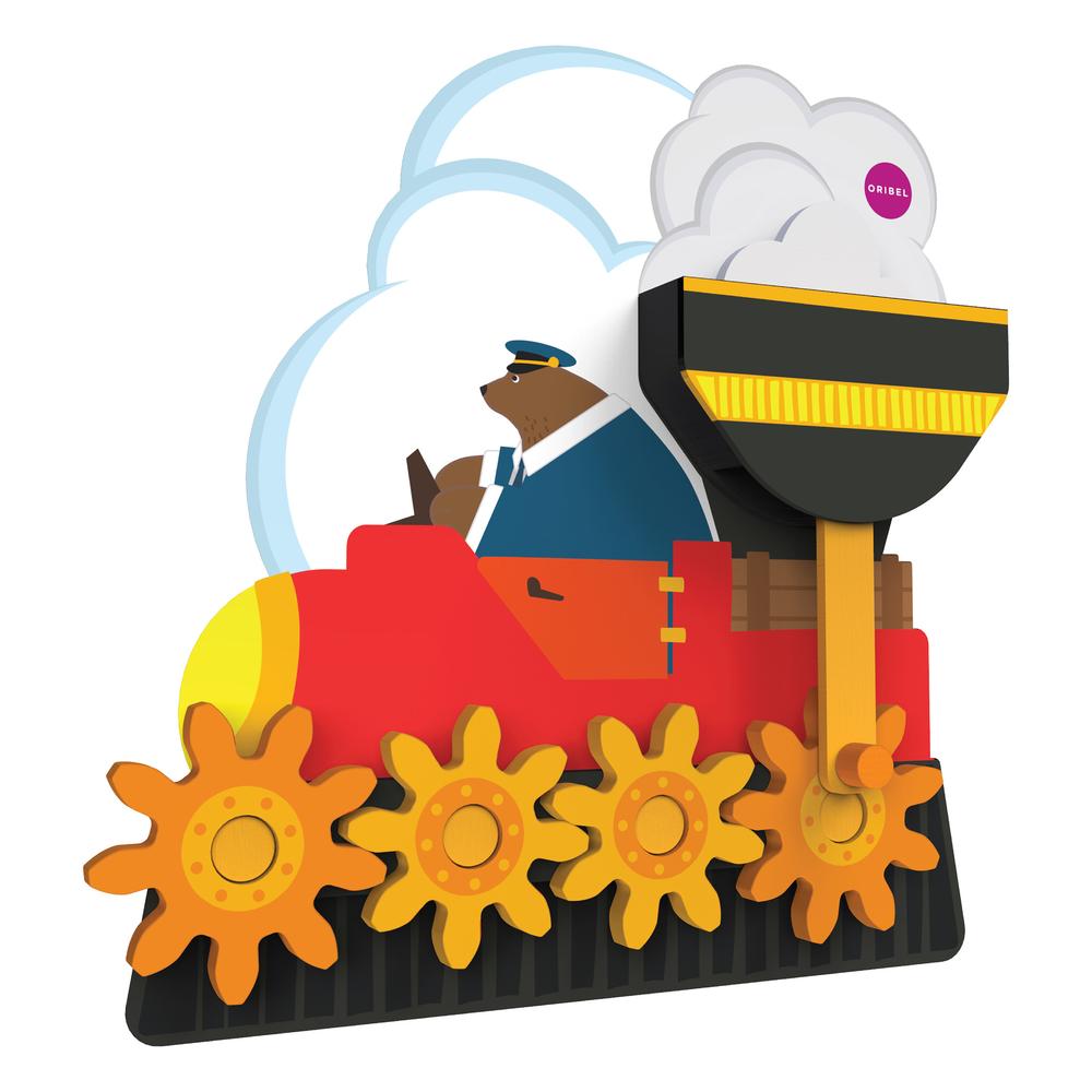 Oribel VertiPlay Wooden Wall Toys