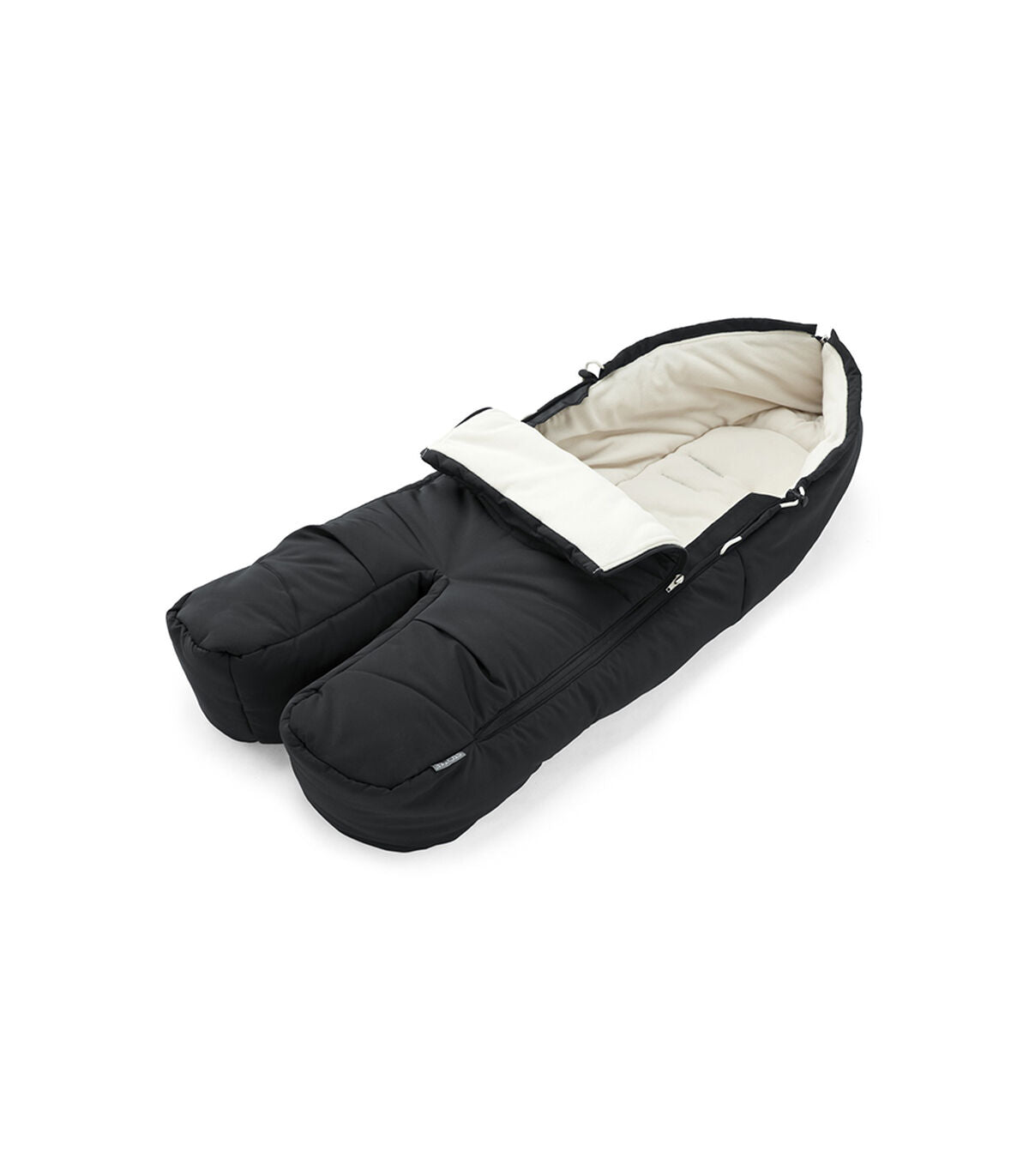 Stokke footmuff black new arrivals