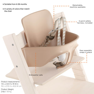 Stokke Tripp Trapp High Chair - (Incl. Chair, Matching Babyset)