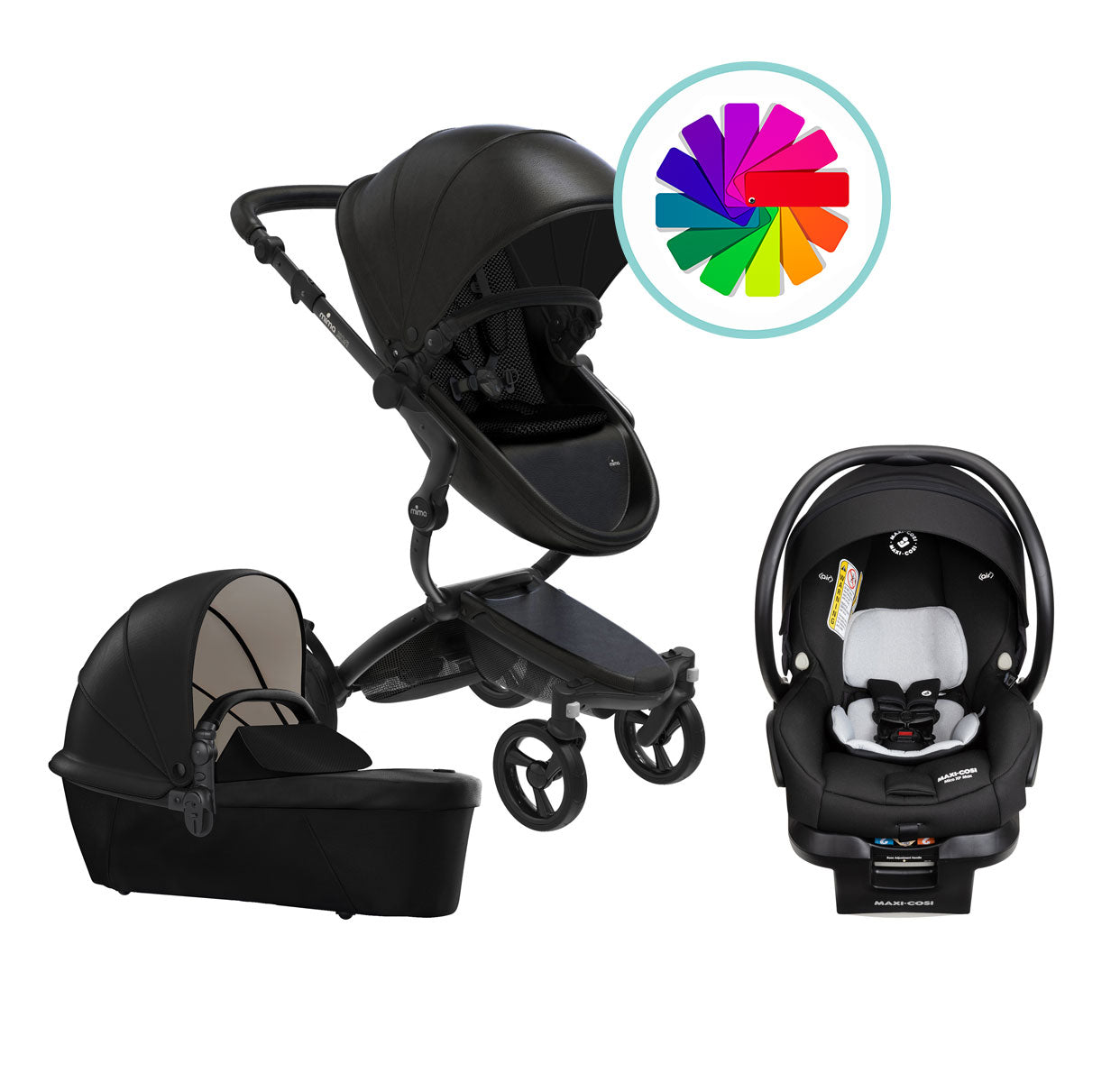 mima maxi cosi Mima Xari 4G Complete Stroller Travel System- Customize your own