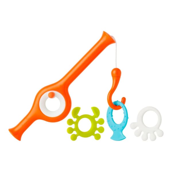 Cast Fishing Pole Bath Toy Multicolor Orange - Baby Bath & Potty