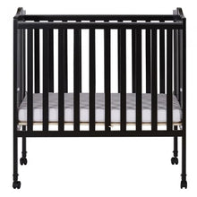 Load image into Gallery viewer, Dream On Me 2 in 1 Lightweight Folding Portable Crib - Black - Portable Folding Crib
