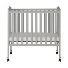 Load image into Gallery viewer, Dream On Me 2 in 1 Lightweight Folding Portable Crib - Pebble Grey - Portable Folding Crib
