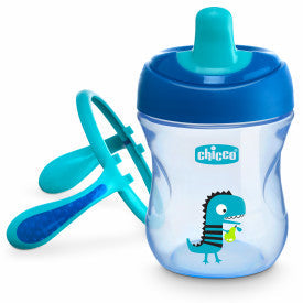 Chicco Semi-soft Spout Trainer Sippy Cup 7oz 6m+ (2pk)