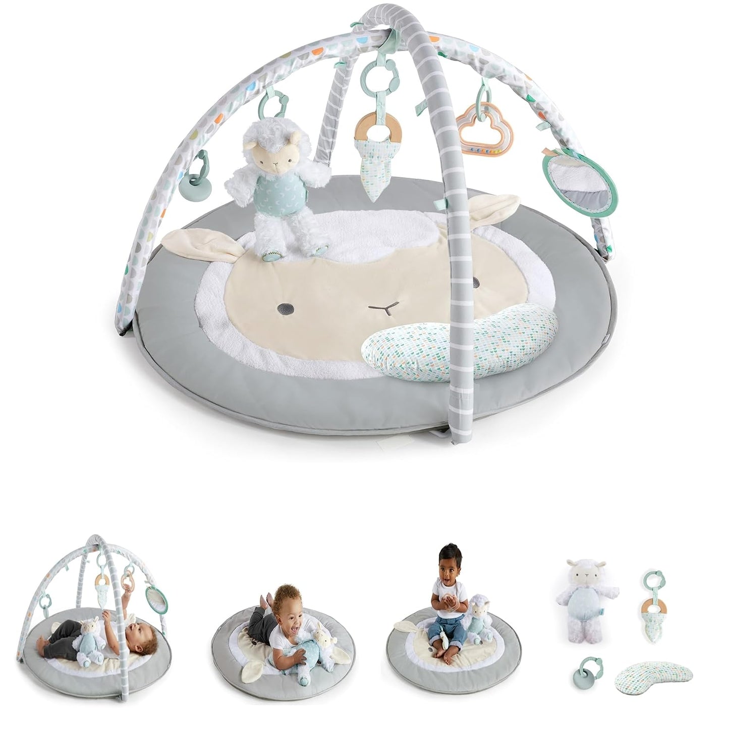 Ingenuity Sheppy's Spot Plush Activity Gym