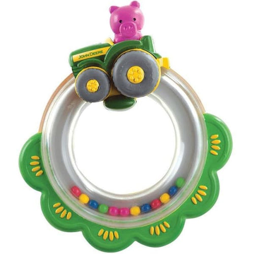 The First Years John Deere Tractor Ring Rattle - Baby Toys & Activity