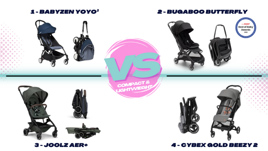 Babyzen Yoyo 3 vs. Bugaboo Butterfly vs. Joolz Aer+ vs. Cybex Beezy 2:  Unveiling the Ideal Travel Stroller for You