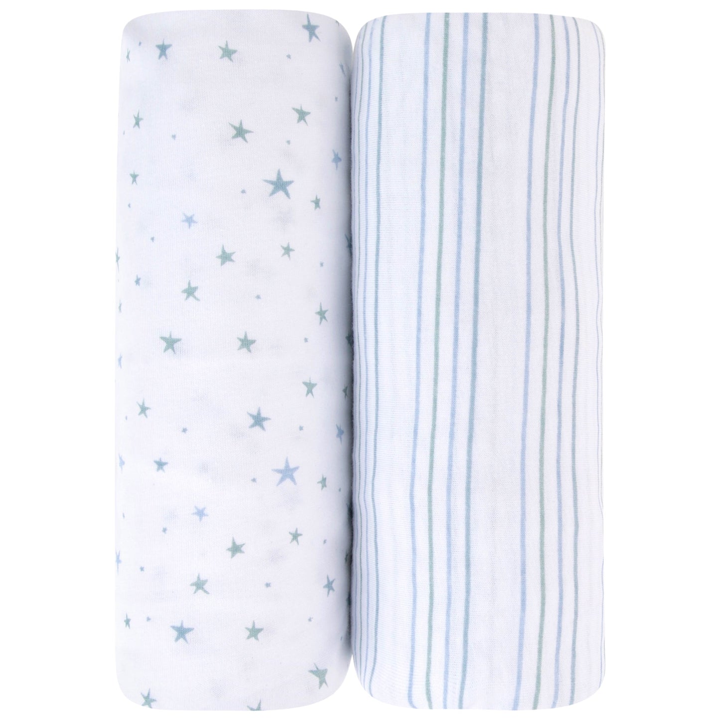 Ely's & Co. Cotton Crib Sheet - 2 Pack