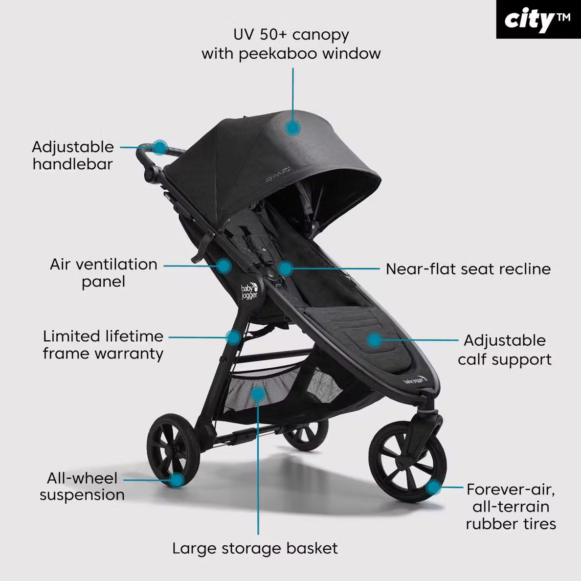 city mini baby jogger stroller Baby Jogger City Mini GT2 Single Stroller – Swaddles Baby