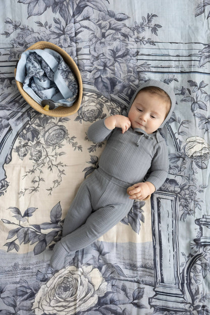 Little Threads The Garden Window Muslin Blanket