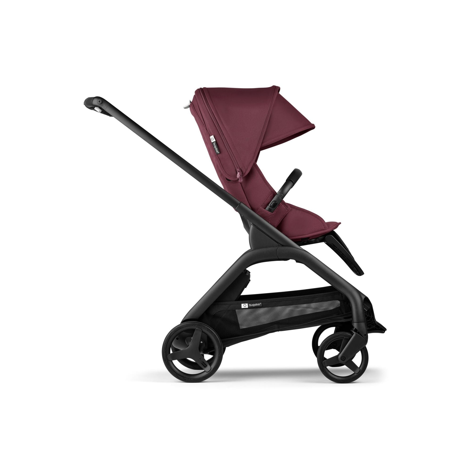 bugaboo from Bugaboo Dragonfly Complete Stroller With Bassinet, Black / Dark Cherry