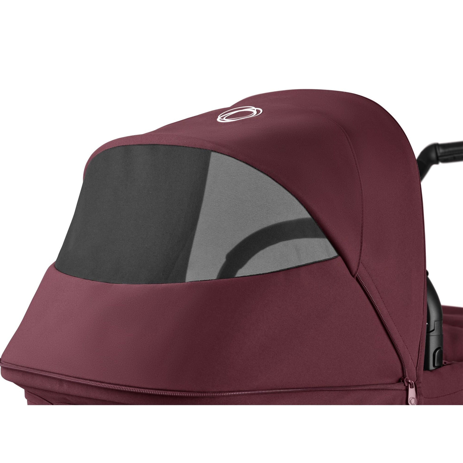 bugaboo 官网 Bugaboo Dragonfly Complete Stroller With Bassinet, Black / Dark Cherry