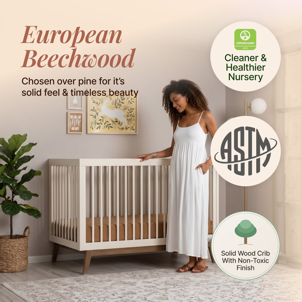 dadada Soho 3-in-1 Convertible Crib
