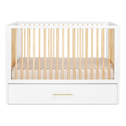 HushCrib Classic 4-in1 Convertible Crib With Trundle