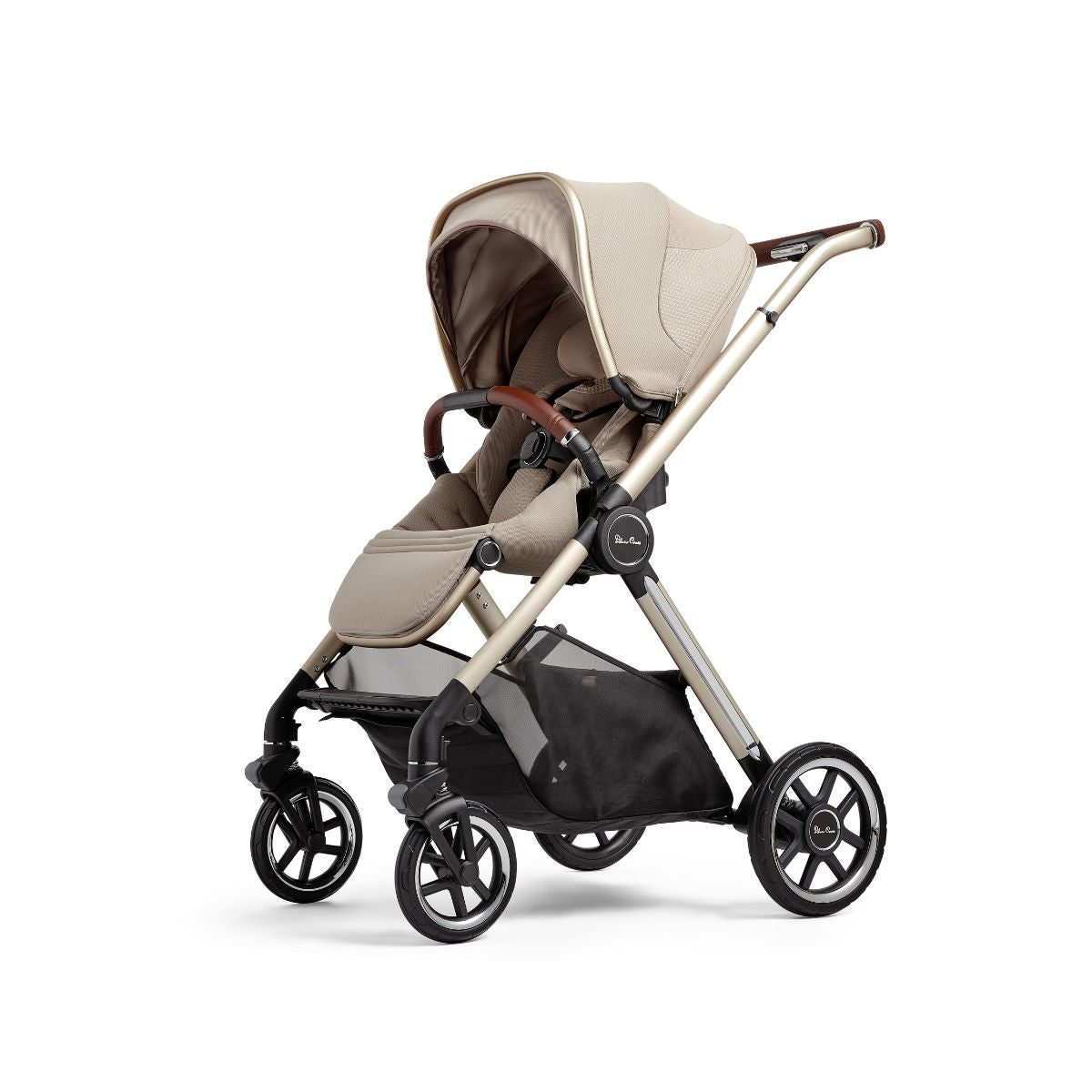 Silver Cross Reef 2 Full-Size Stroller + Folding Bassinet Bundle