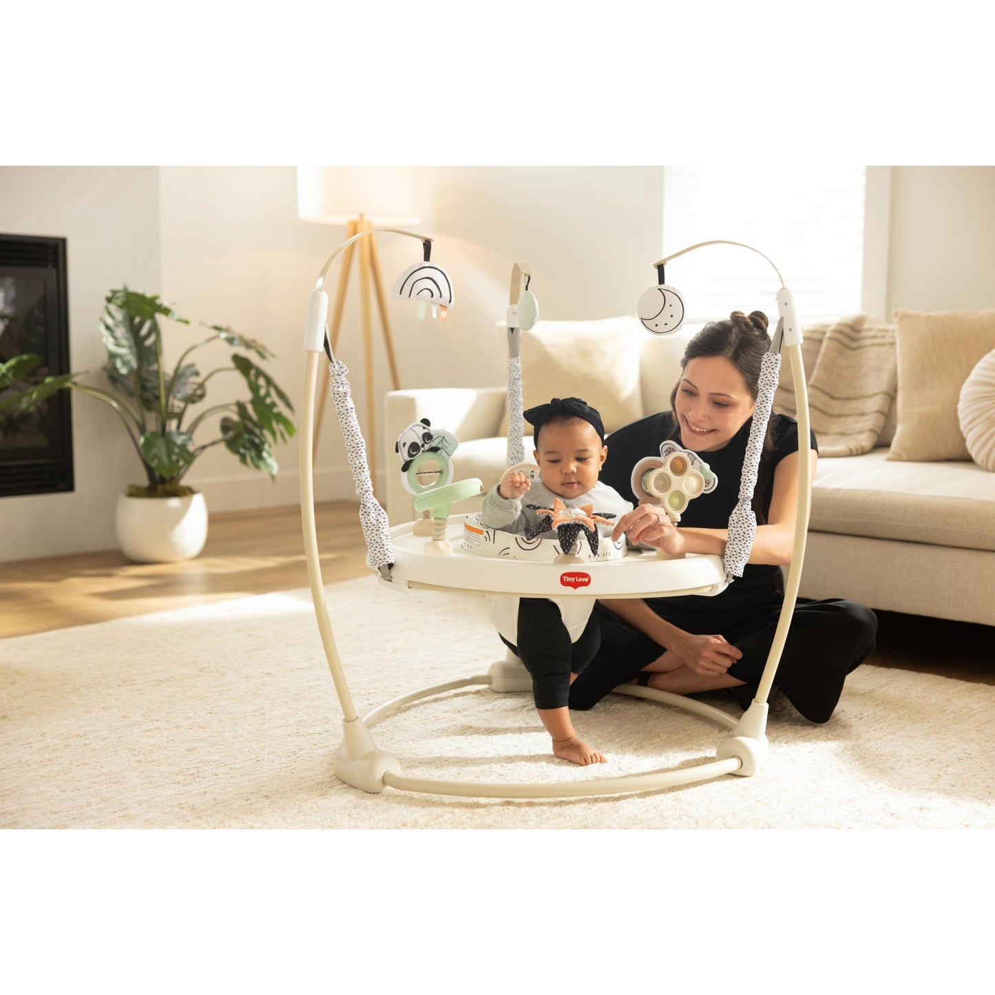 Tiny Love Black & White Décor 4-in-1 Jump & Play Activity Center
