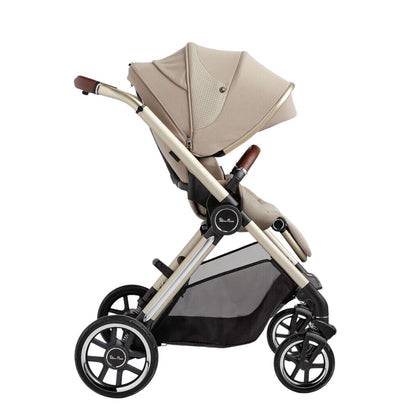 Silver Cross Reef 2 Full-Size Stroller + Folding Bassinet Bundle
