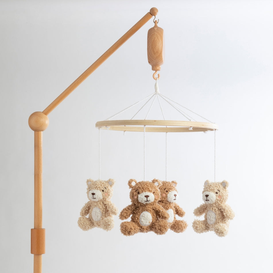 Living Textiles Wooden Musical Mobile