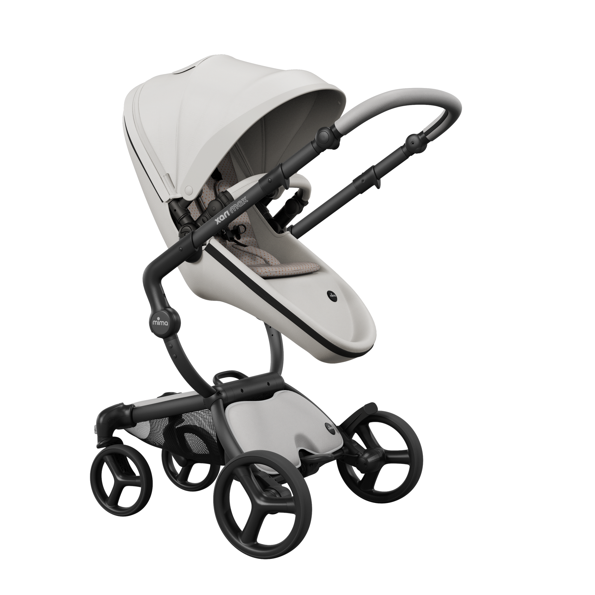Mima Xari Max Complete Stroller Swaddles Baby