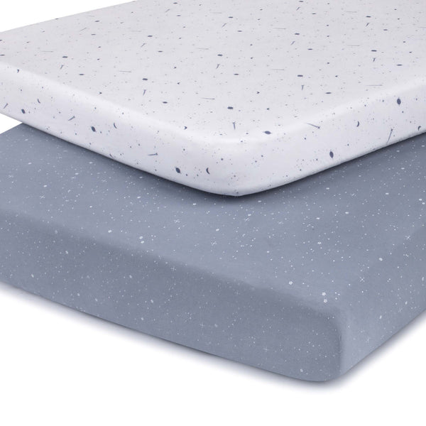 Ely's & Co. Cotton Pack N Play/ Porta Crib Sheet - 2 Pack