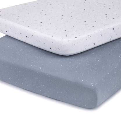 Ely's & Co. Cotton Pack N Play/ Porta Crib Sheet - 2 Pack