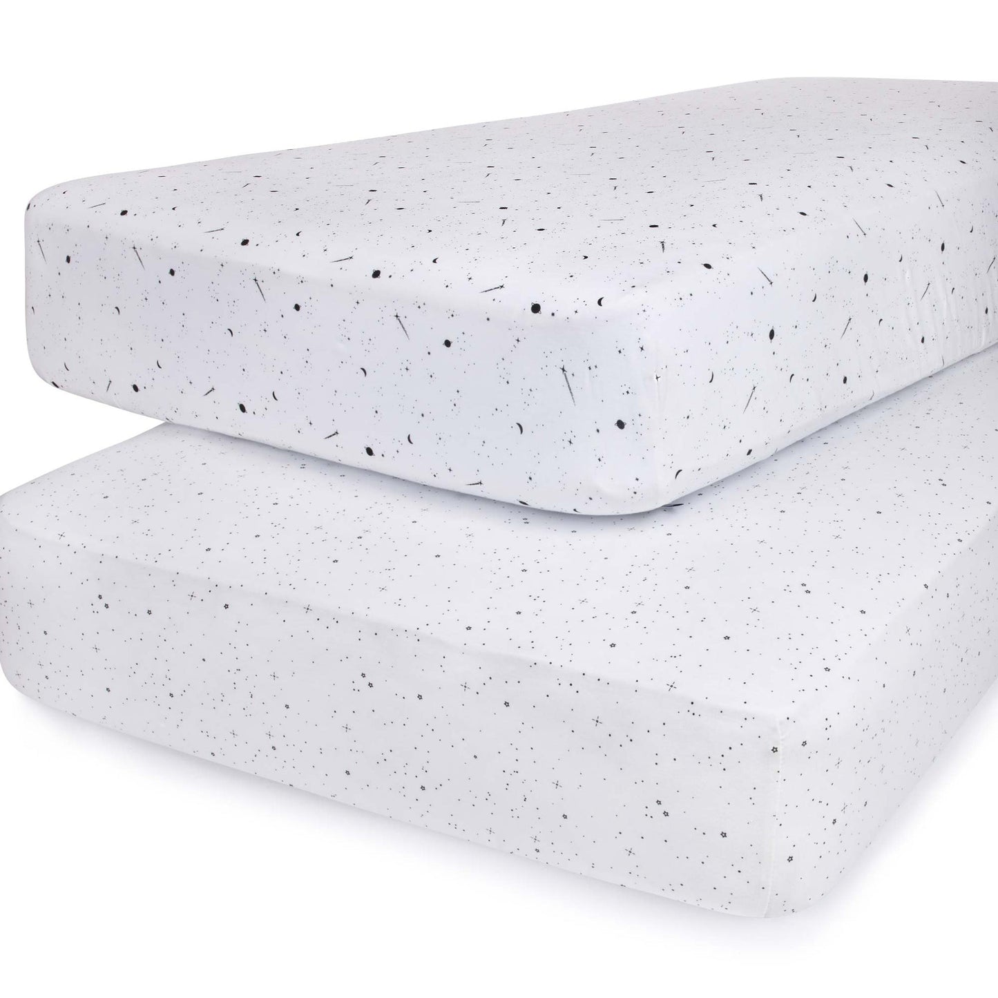 Ely's & Co. Cotton Crib Sheet - 2 Pack