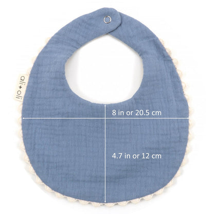 Ali+Oli Muslin Cotton Double Sided Baby Bib