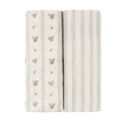 Ely's & Co. Cotton Pack N Play/ Porta Crib Sheet - 2 Pack