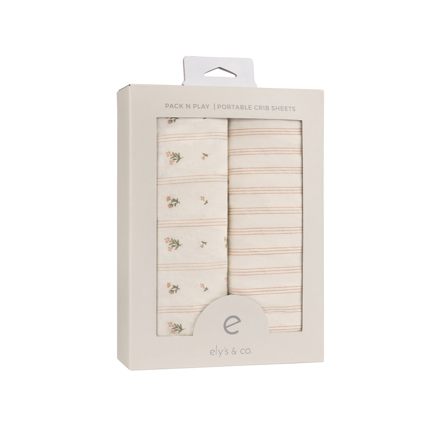 Ely's & Co. Cotton Pack N Play/ Porta Crib Sheet - 2 Pack