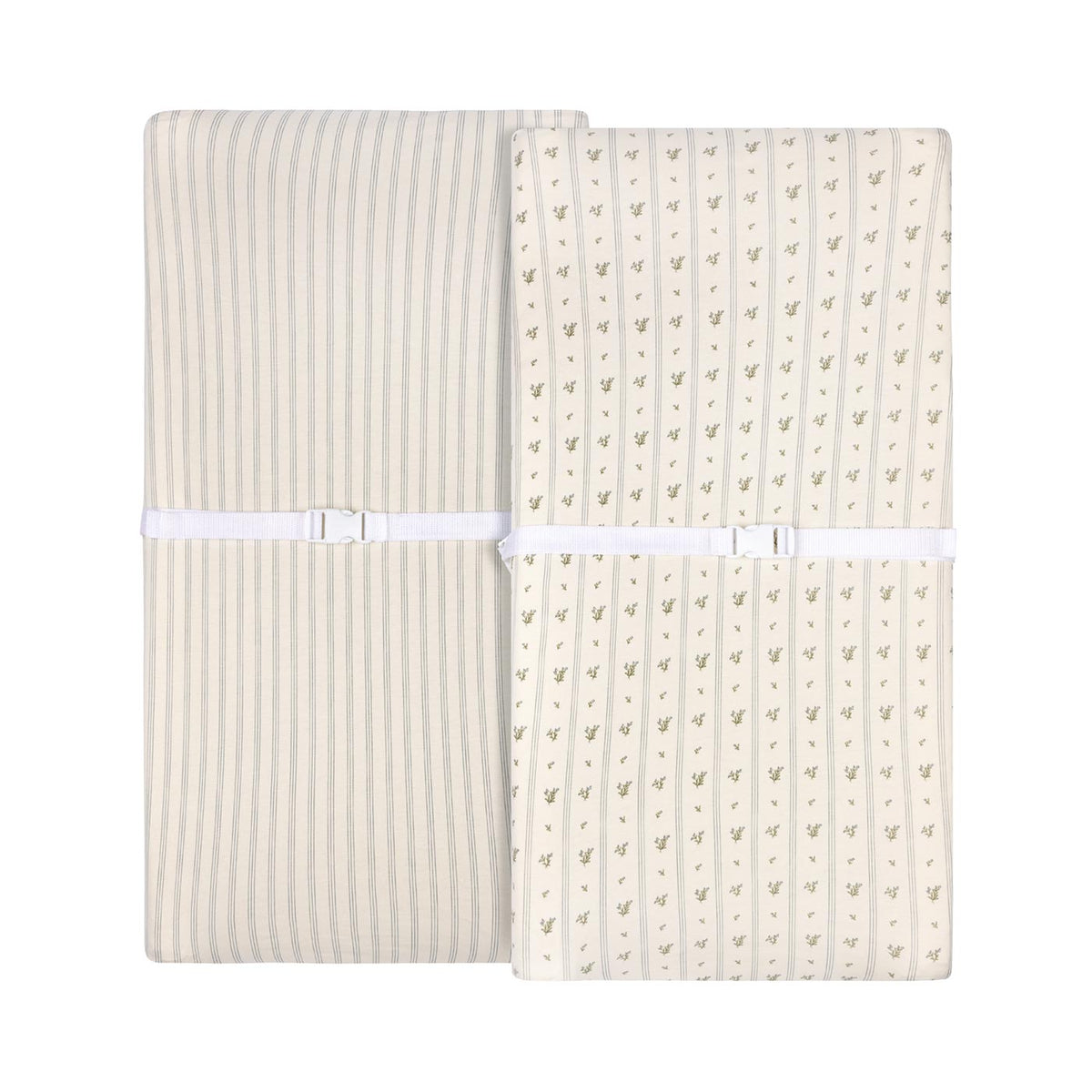 Ely's & Co. Cotton Cradle Sheet/ Changing Pad Cover - 2 Pack