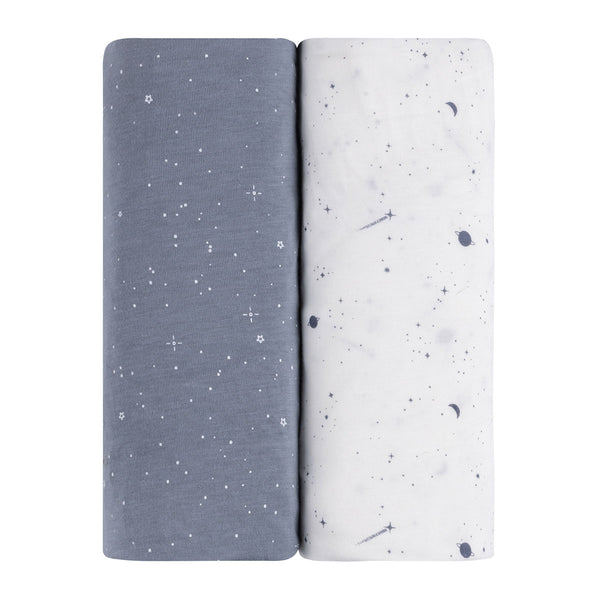 Ely's & Co. Cotton Pack N Play/ Porta Crib Sheet - 2 Pack